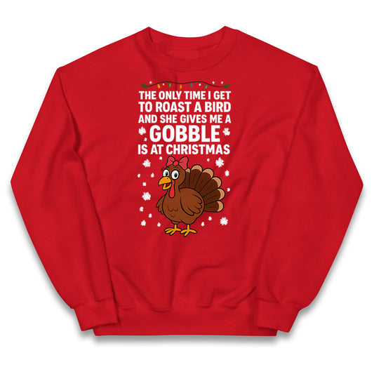 Rude Christmas Kids Jumper