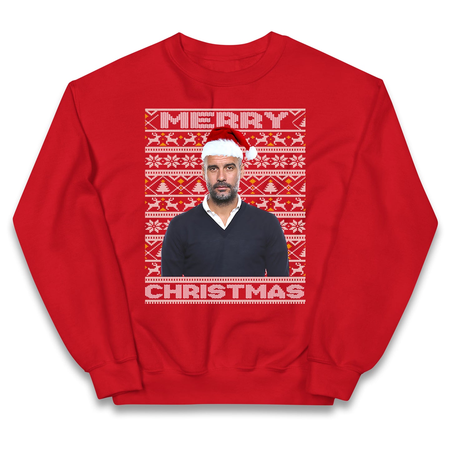 pep guardiola christmas jumper