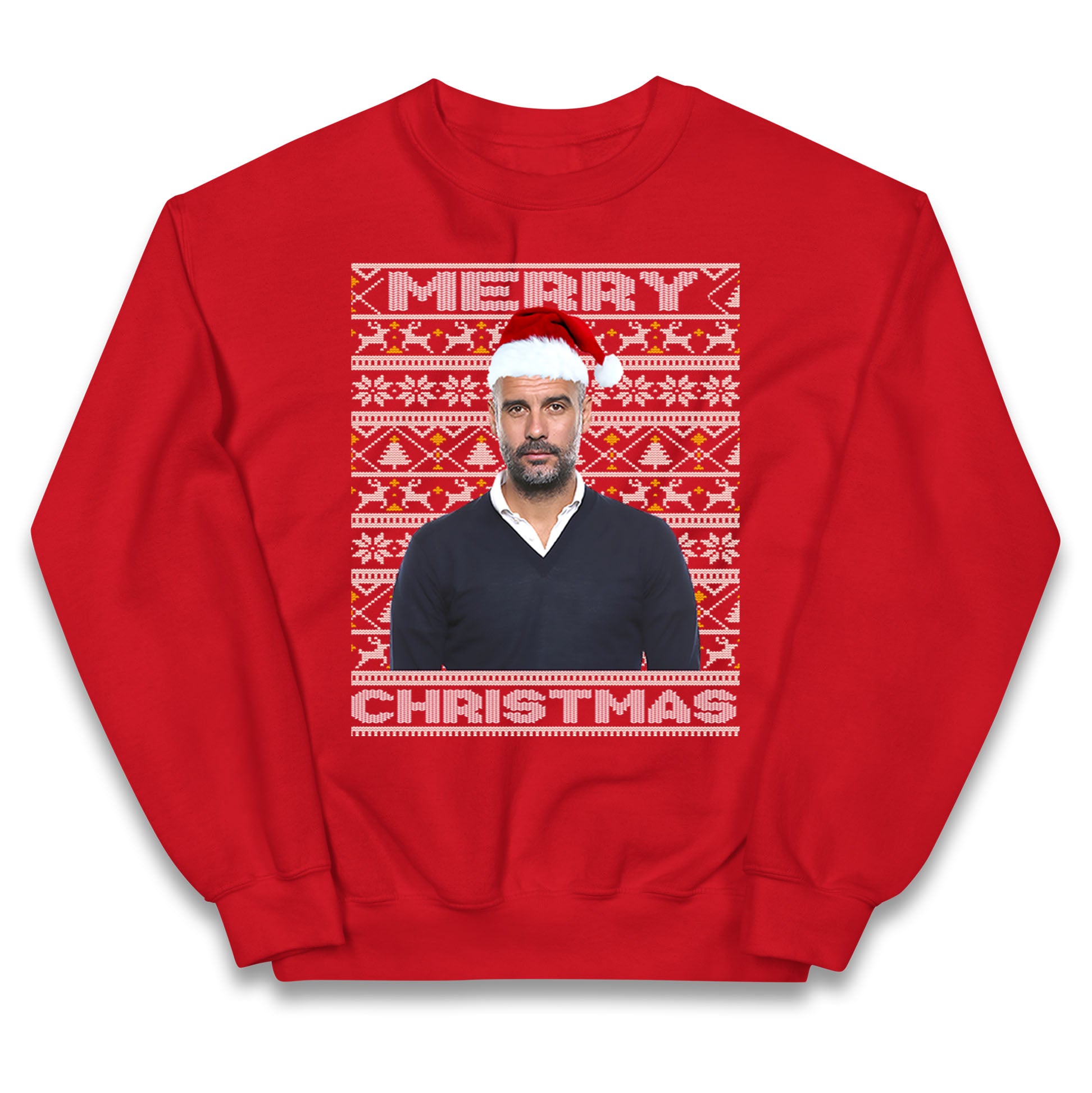 pep guardiola christmas jumper