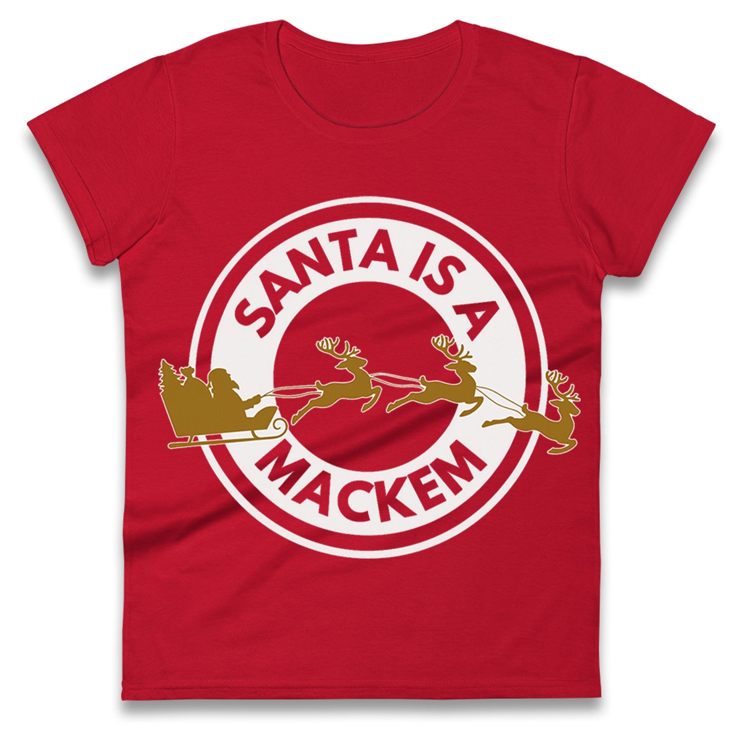 Sunderland AFC Christmas Ladies T Shirt