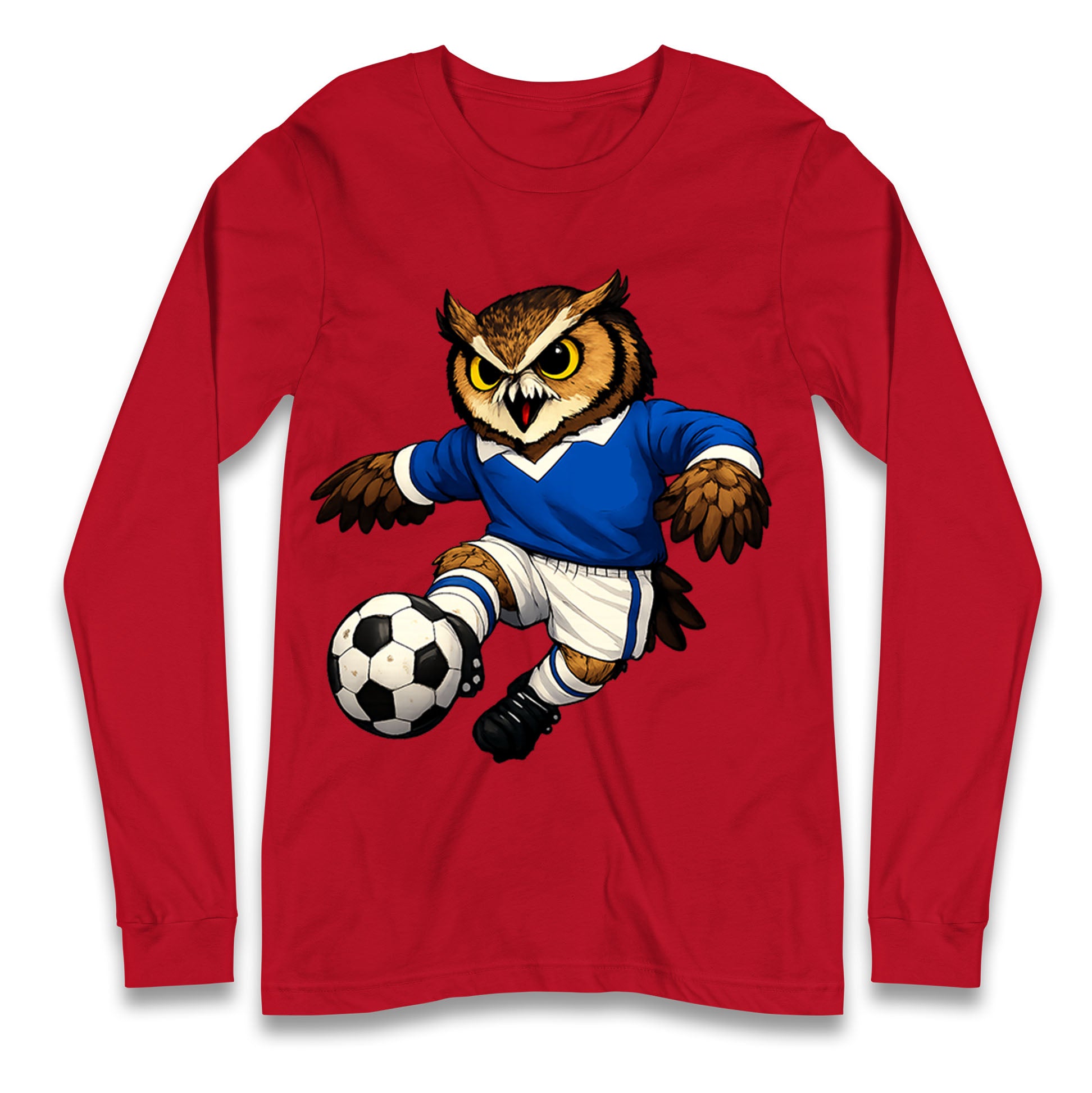 Retro Oldham Football Longsleeve T Shirt