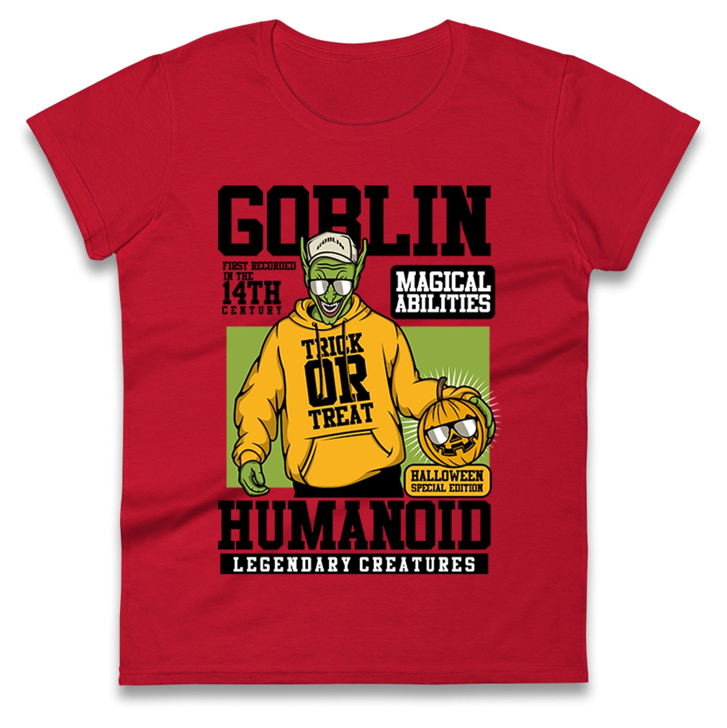 Goblin Trick Or Treat Ladies Shirt