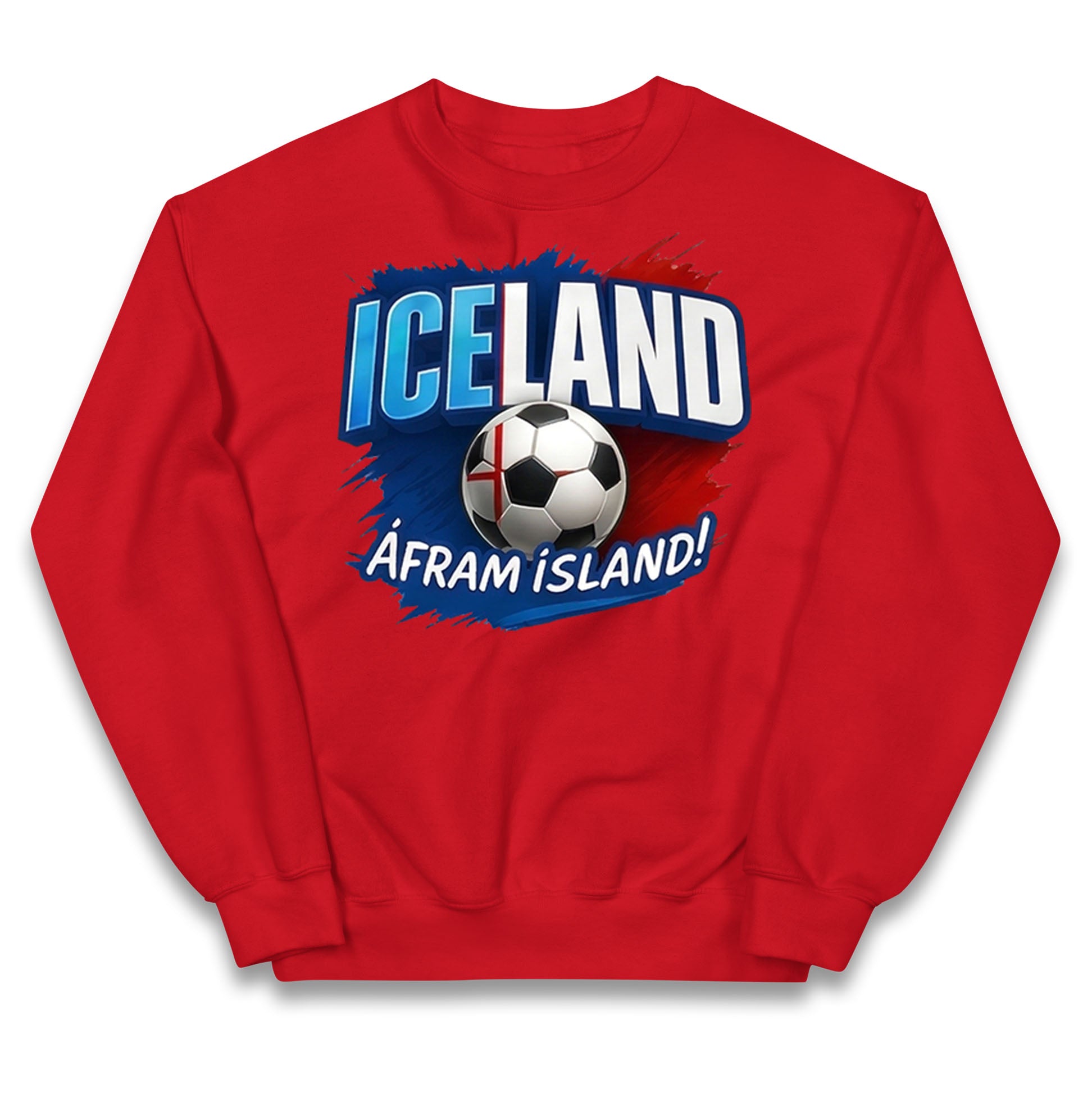 Iceland Retro World Cup Kids Jumper