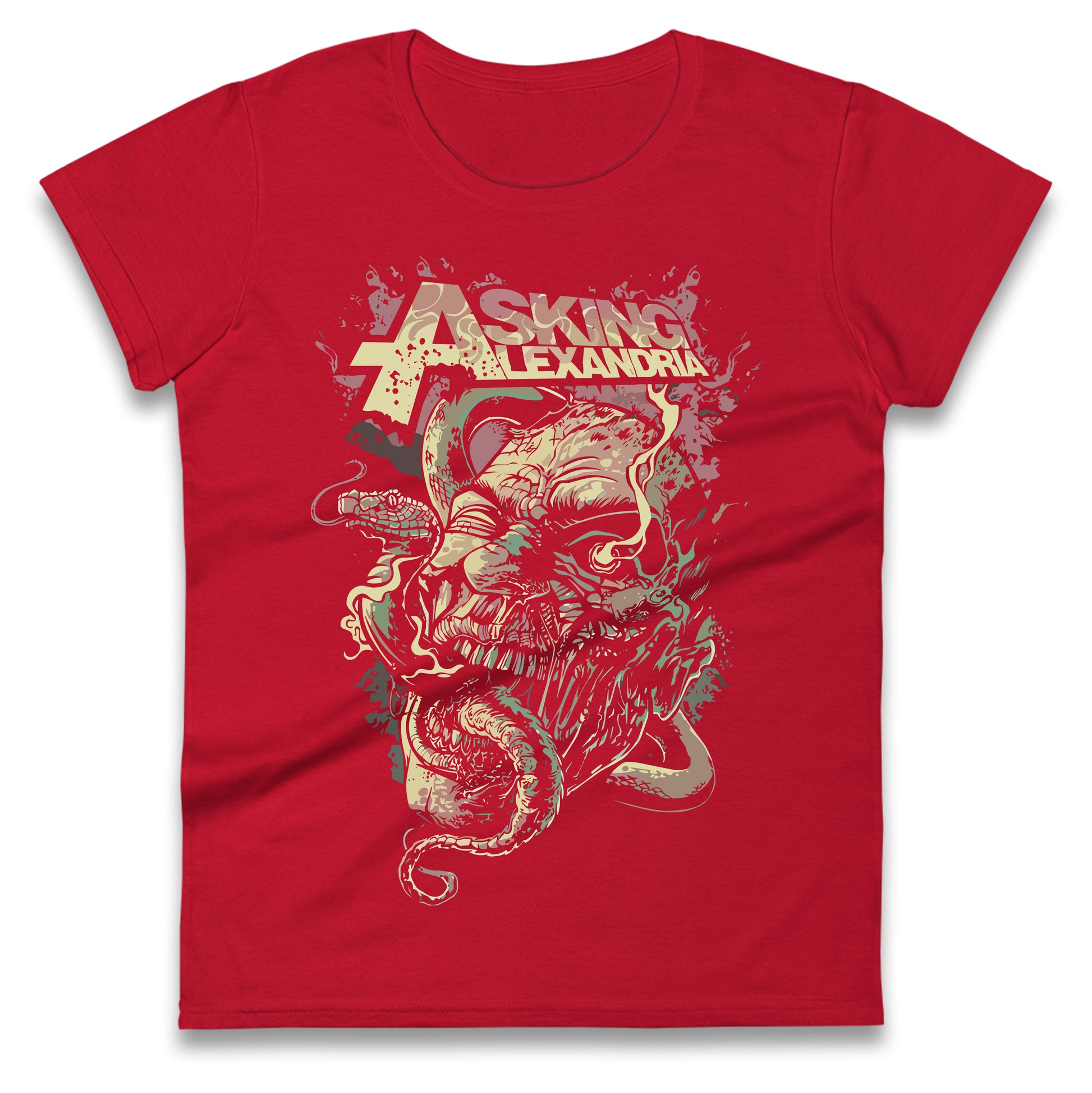 Asking Alexandria Band Ladies T Shirt