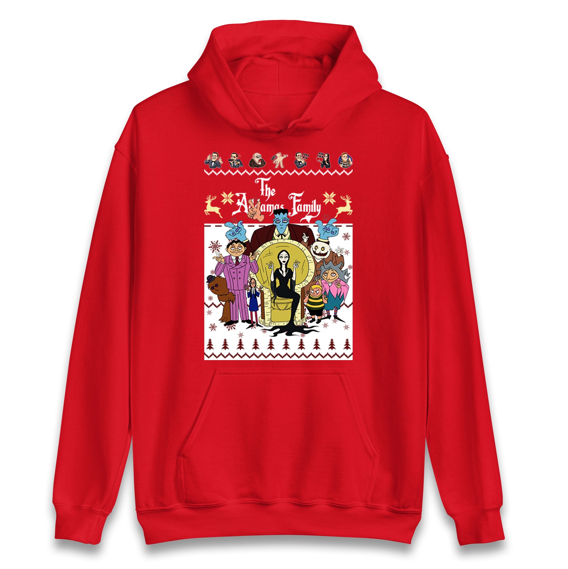 Scary Addams Christmas Hoodie
