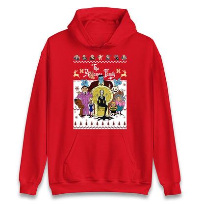 Scary Addams Christmas Hoodie