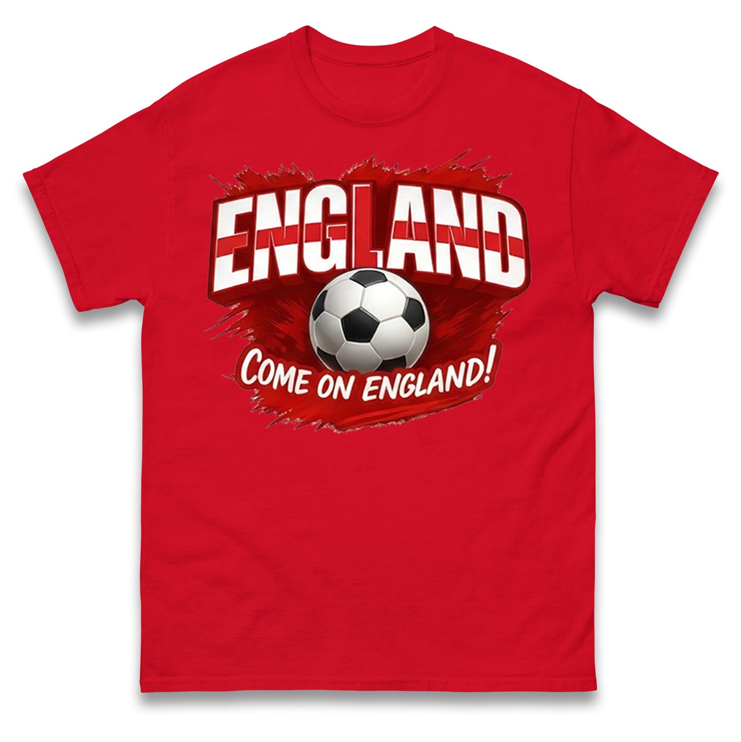 England Retro World Cup T Shirt