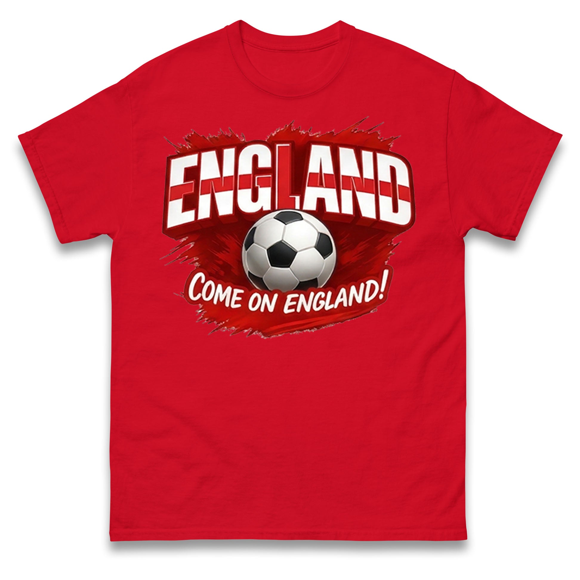 England Retro World Cup T Shirt