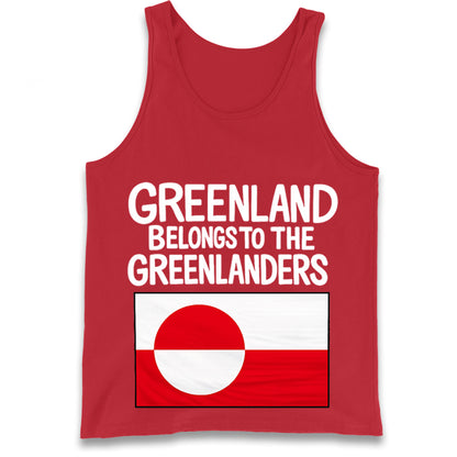 Greenland Belongs To The Greenlanders Tank Top