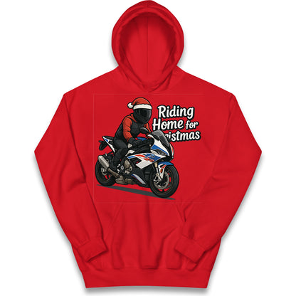 BMW S1000RR Christmas Kids Hoodie
