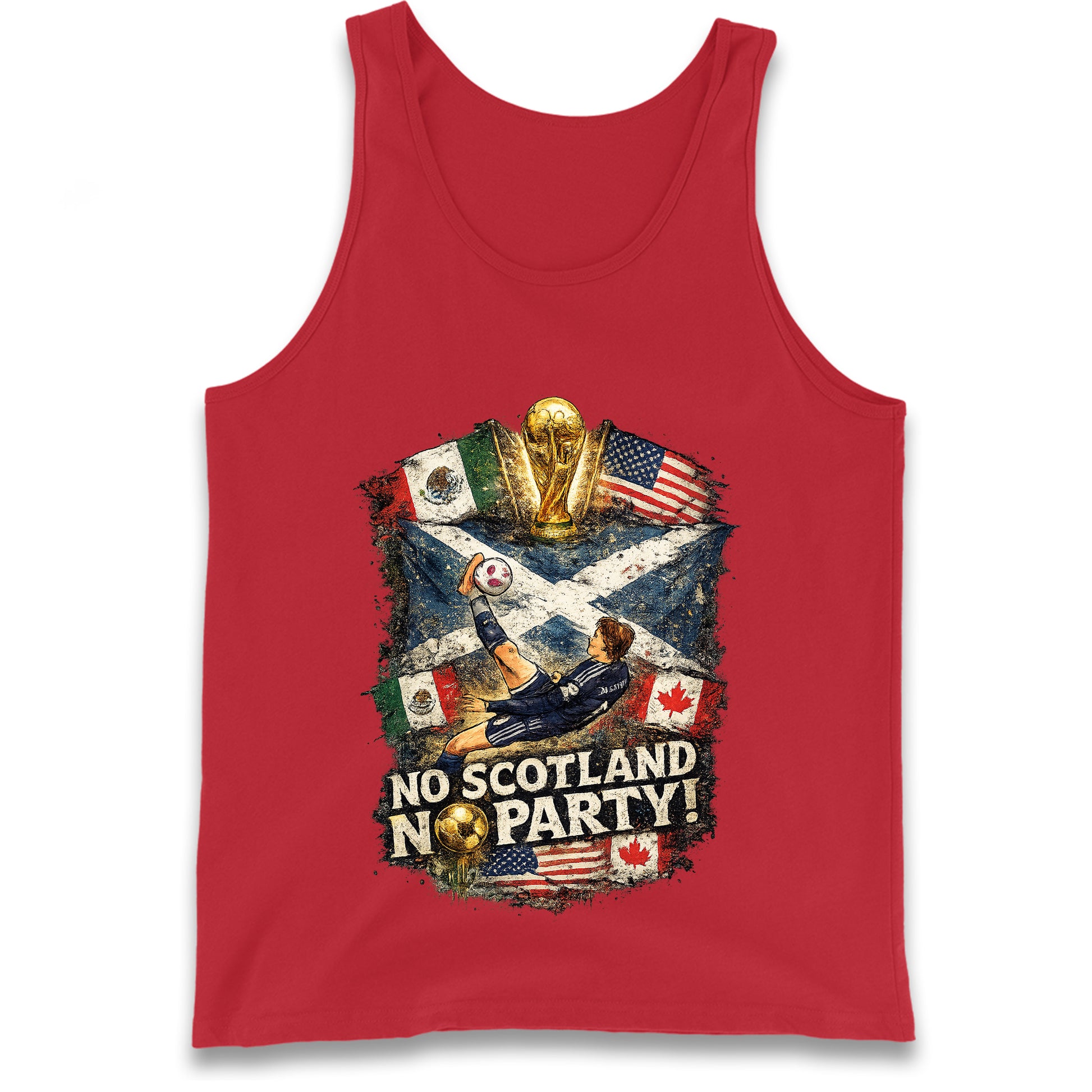 No Scotland No Party World Cup 2026 Tank Top