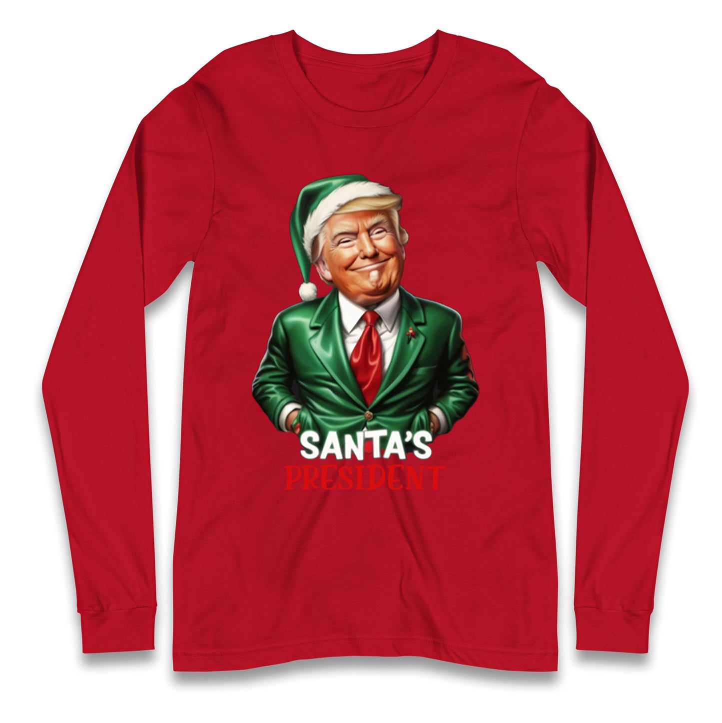 Donald Trump Christmas Longsleeve T Shirt