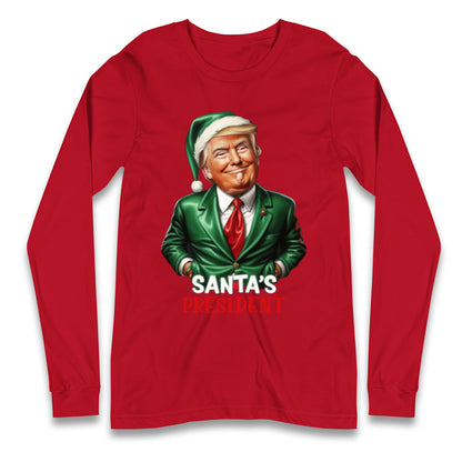 Donald Trump Christmas Longsleeve T Shirt