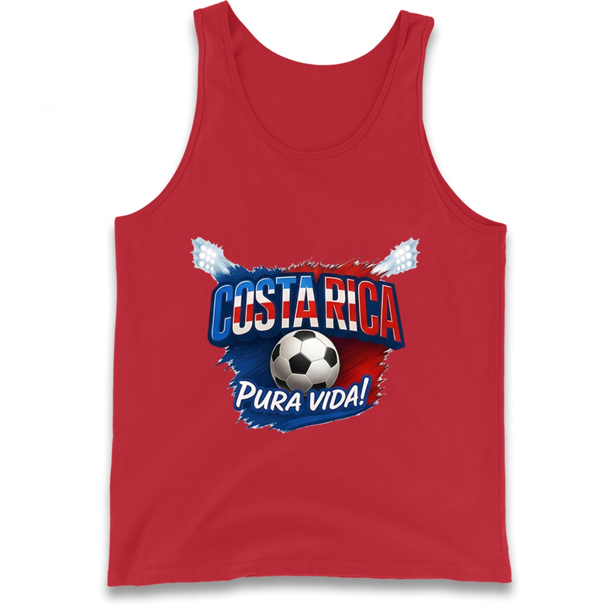 Costa Rica Retro World Cup Tank Top