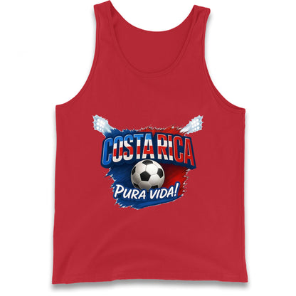 Costa Rica Retro World Cup Tank Top
