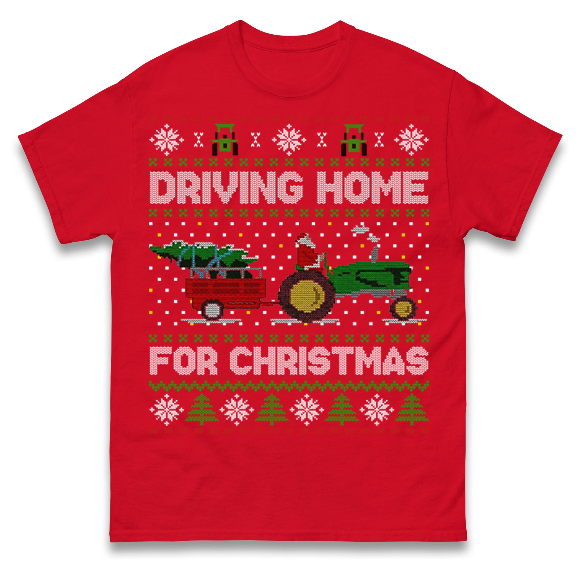 John Deere Christmas T Shirt 