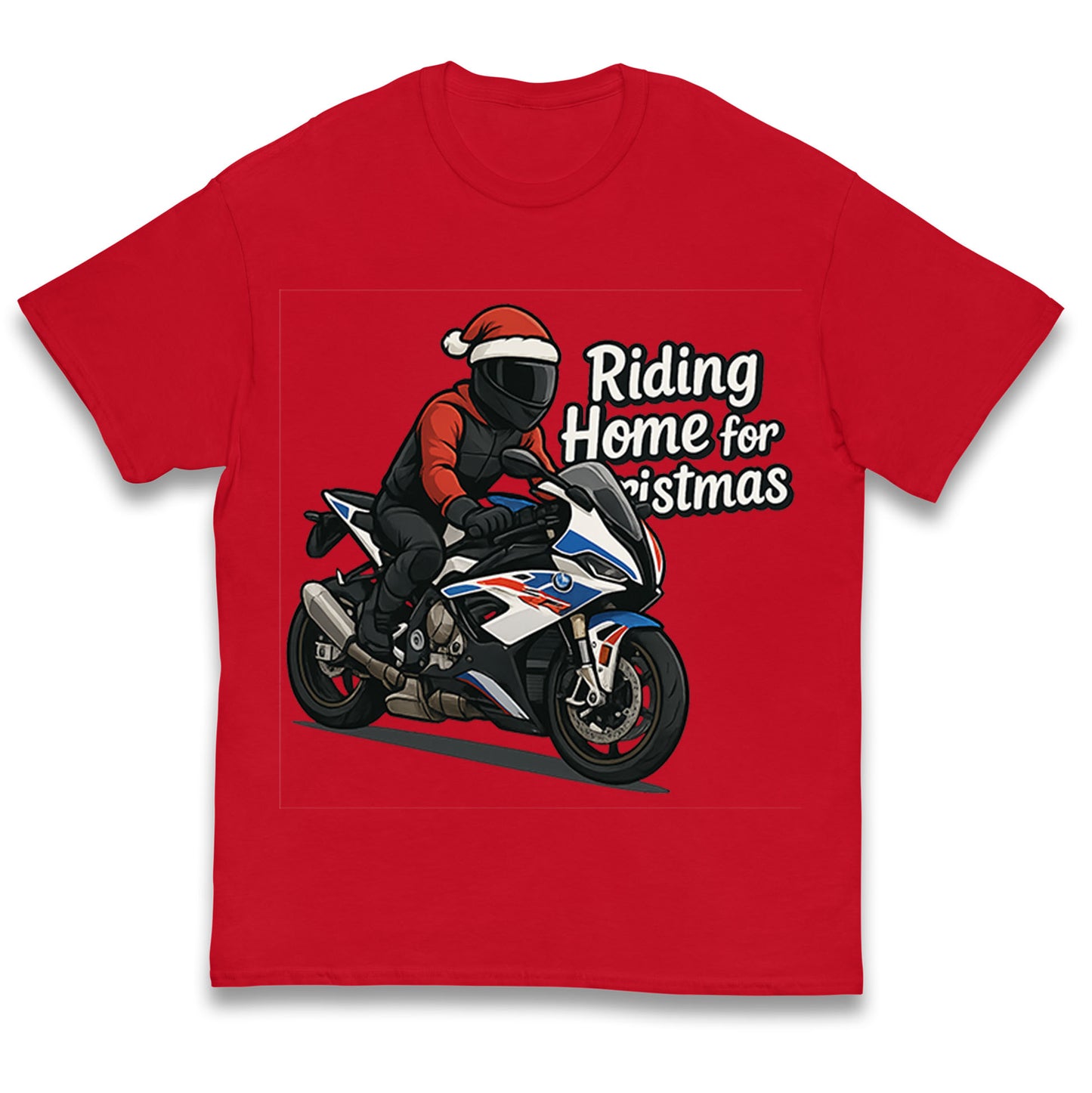 BMW S1000RR Christmas Kids T Shirt