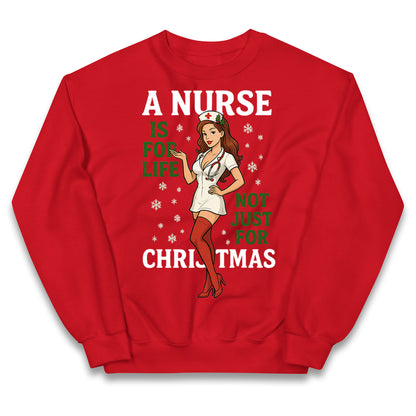 Nurse Christmas Kids Jumper 