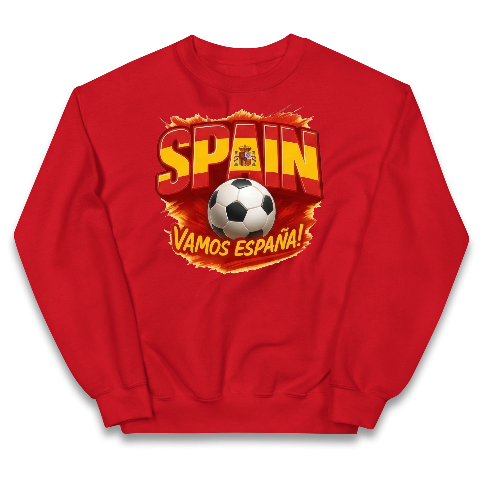 Spain Retro World Cup Kids Jumper