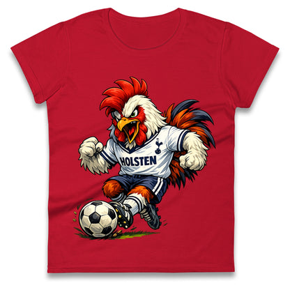 Retro Tottenhm Hotspur Ladies T Shirt