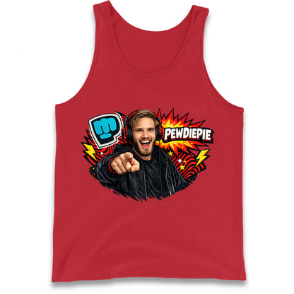 PewDiePie YouTuber Tank Top 