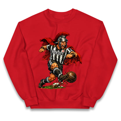 Retro Bath City Football Kids Jumper