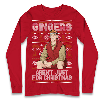 Angry Ginge Xmas Longsleeve T Shirt