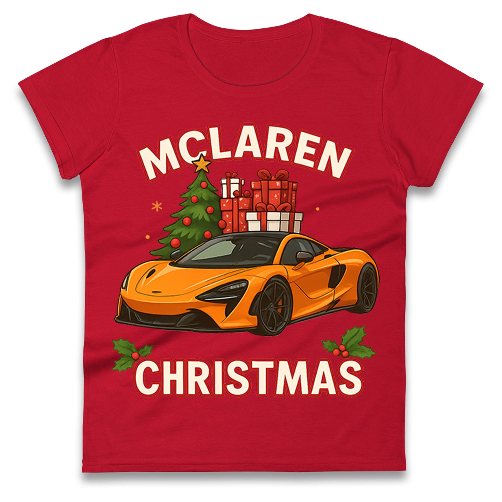 McLaren Christmas Ladies T Shirt