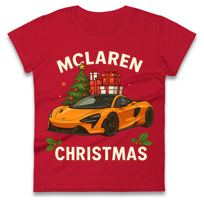 McLaren Christmas Ladies T Shirt