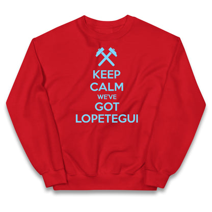 Keep Calm We've Got Lopetegui Kids Jumper