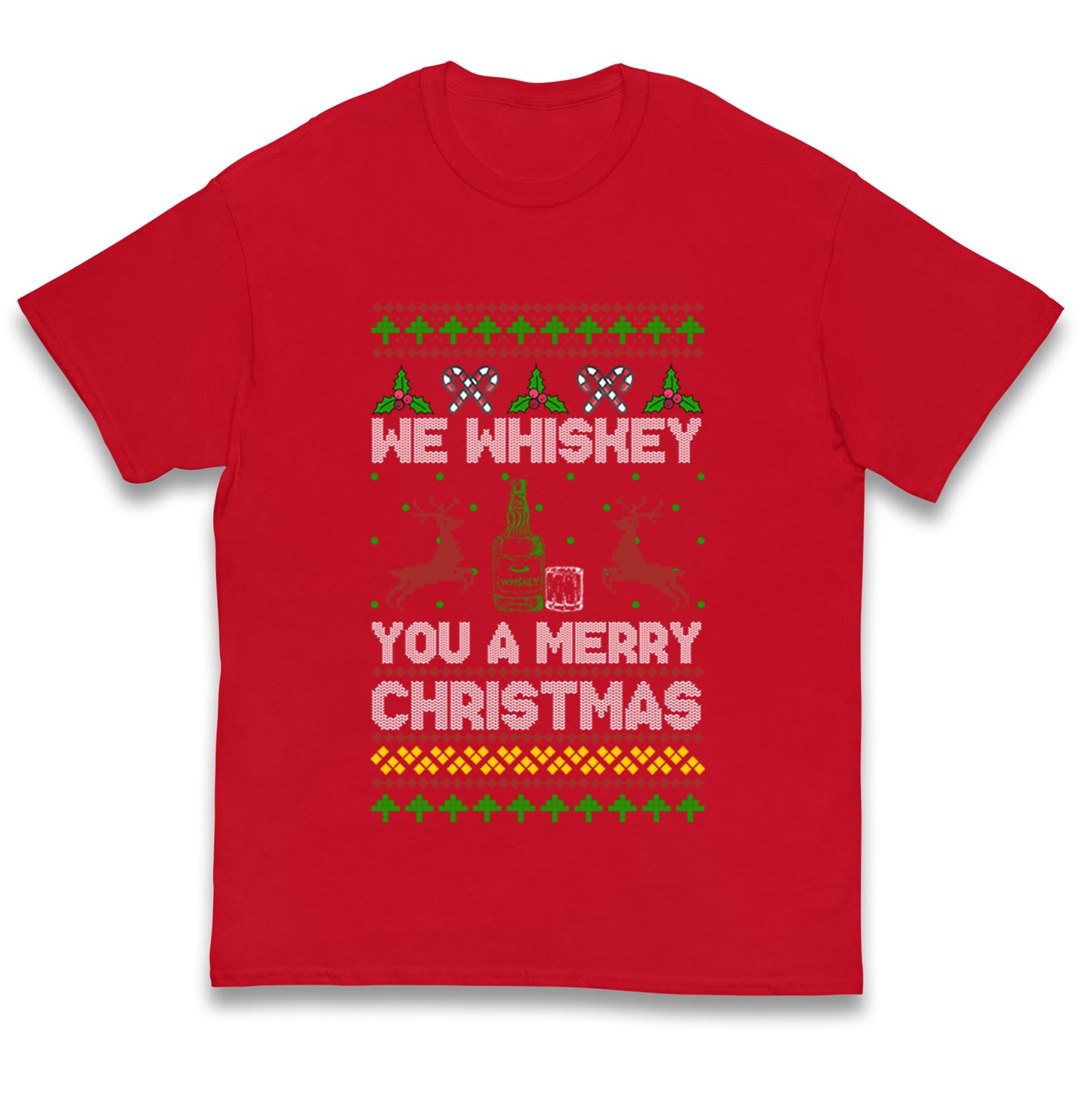 whisky Christmas Kids T Shirt