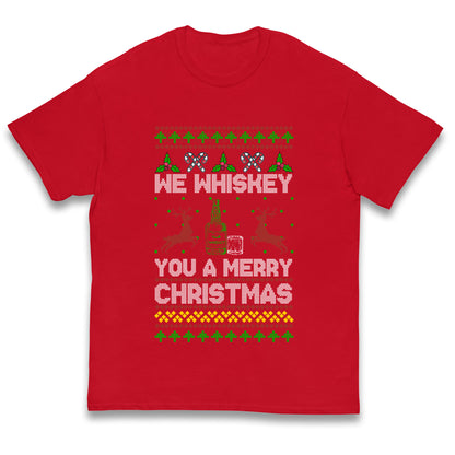 whisky Christmas Kids T Shirt