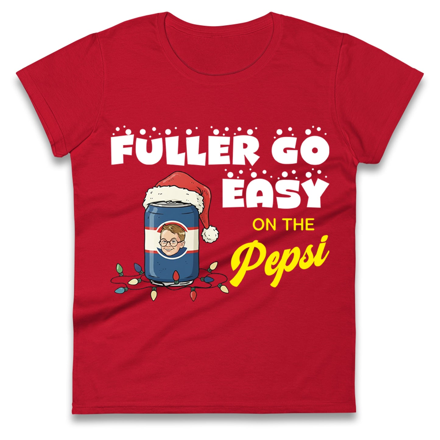 Home Alone Fuller Christmas Ladies T Shirt