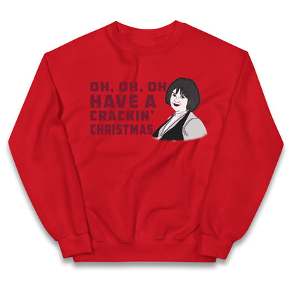 Oh My Crackin Christmas Nessa Gavin And Stacey Kids Jumper