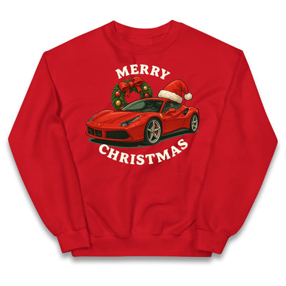 Ferrari Christmas Kids Jumper