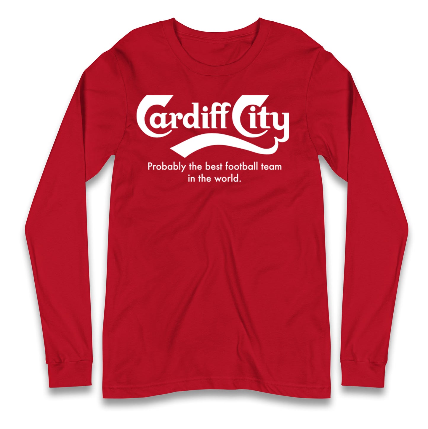 Cardiff City FC Football Longsleeve T Shirt