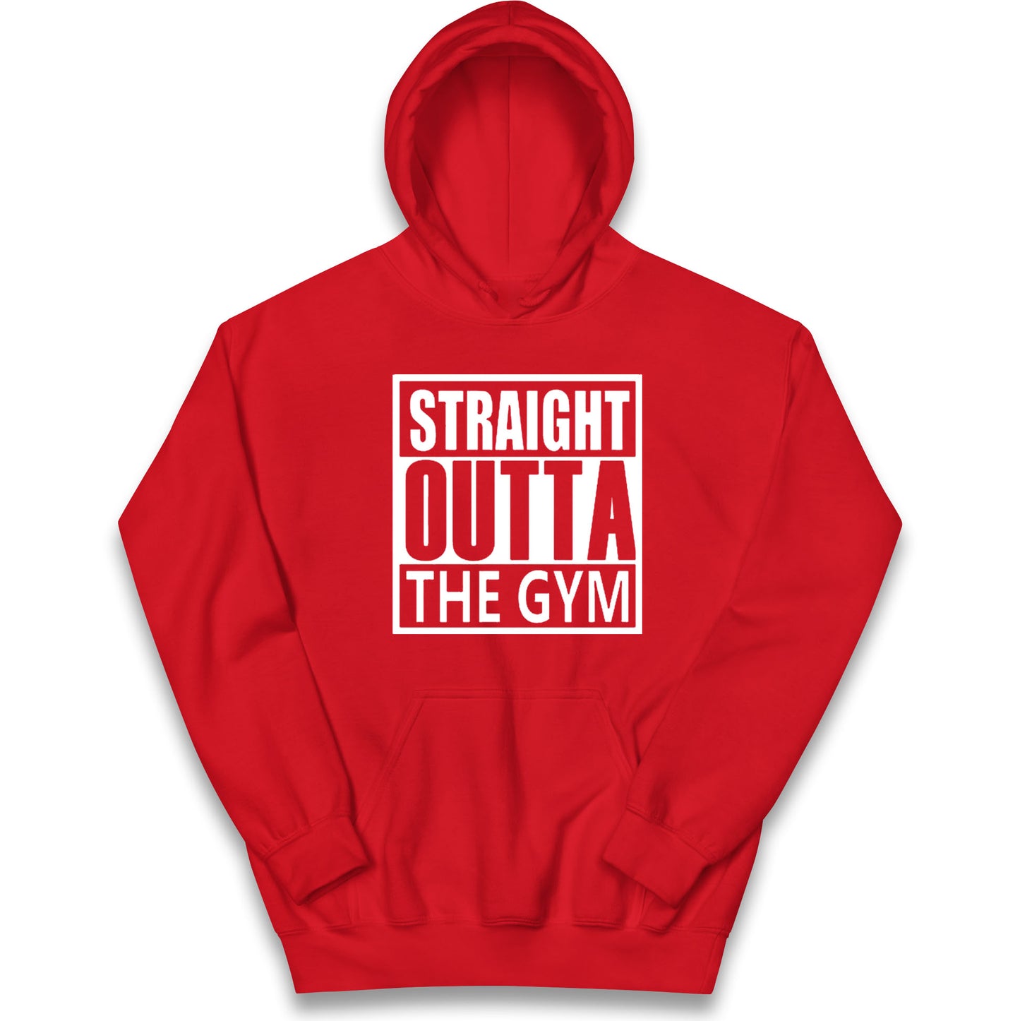 Staight Outta The Gym Kids Hoodie