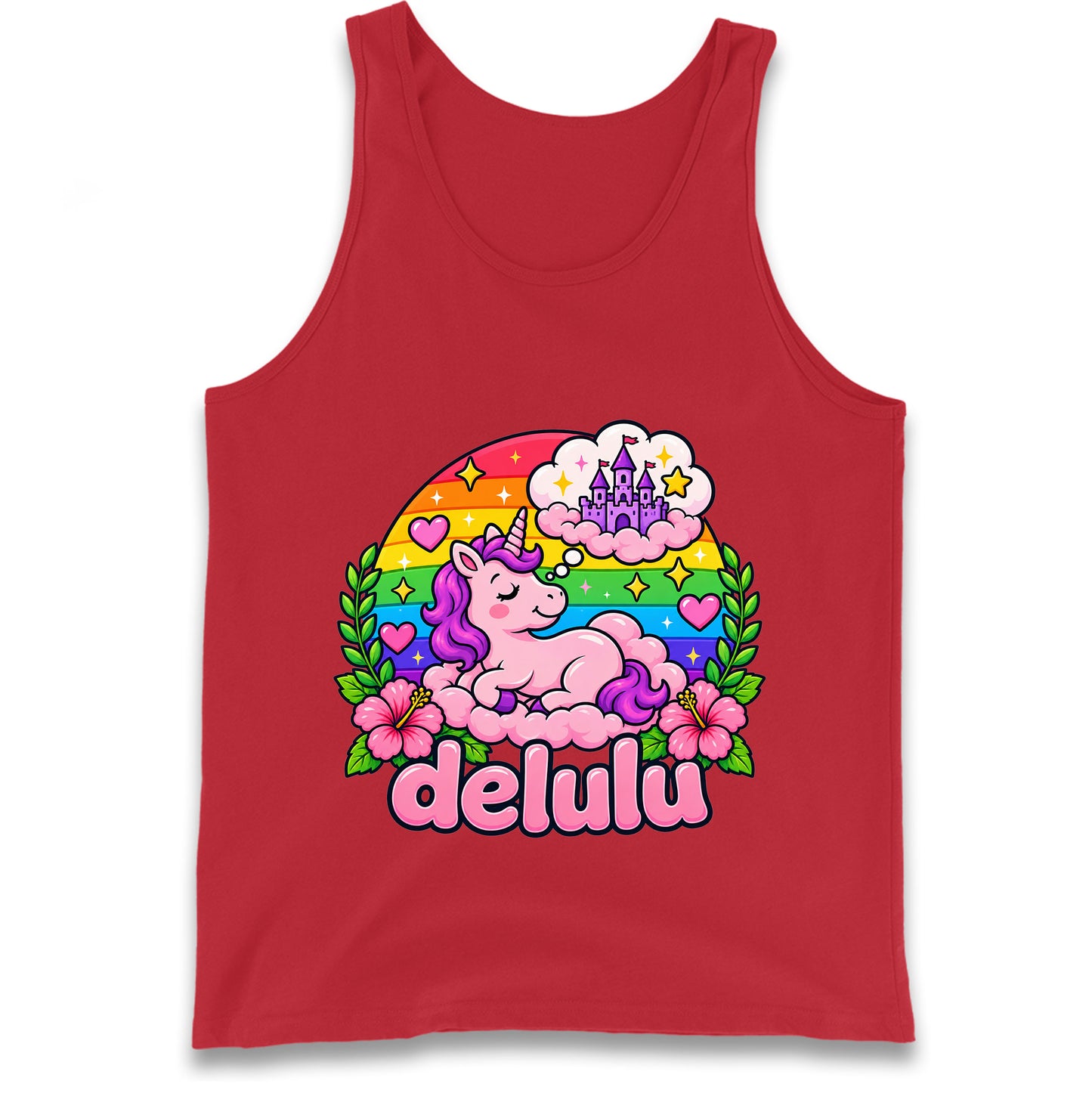 Delulu Unicorn Tank Top