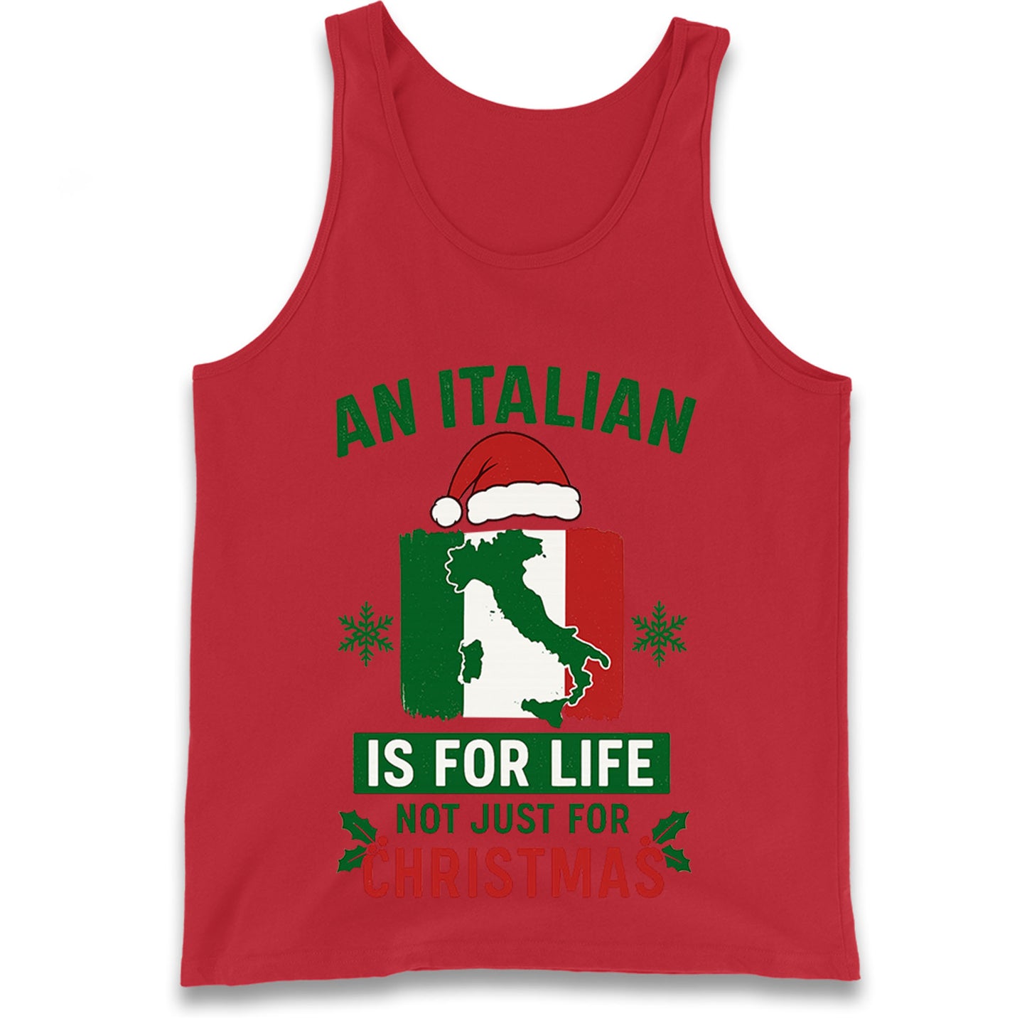 Italian Christmas Tank Top