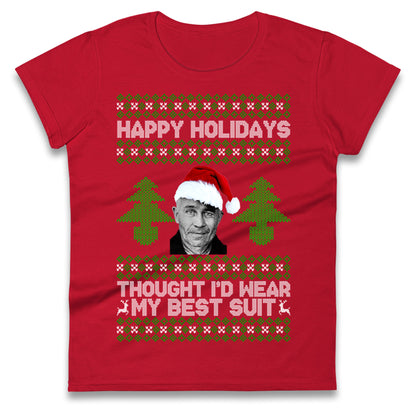 Ed Gein Christmas Ladies T Shirt