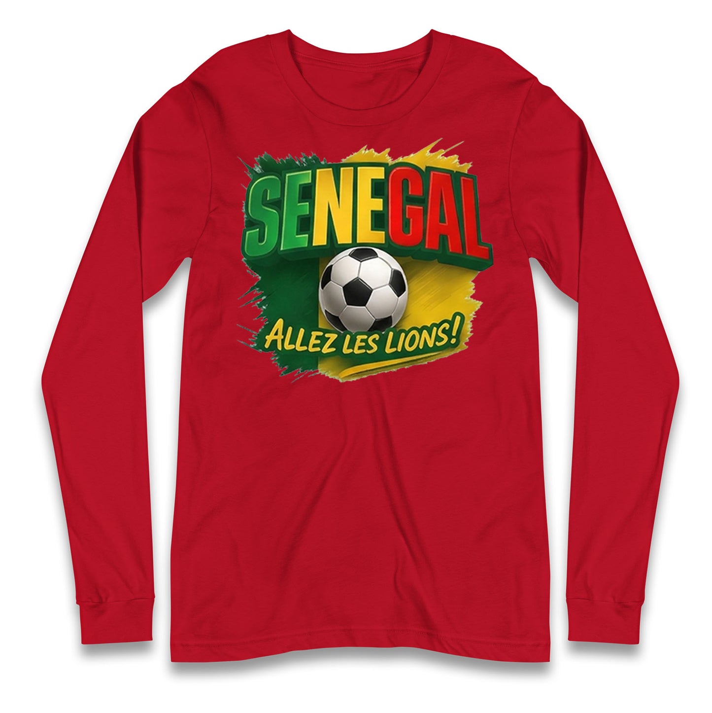 Senegal Retro World Cup Longsleeve T Shirt