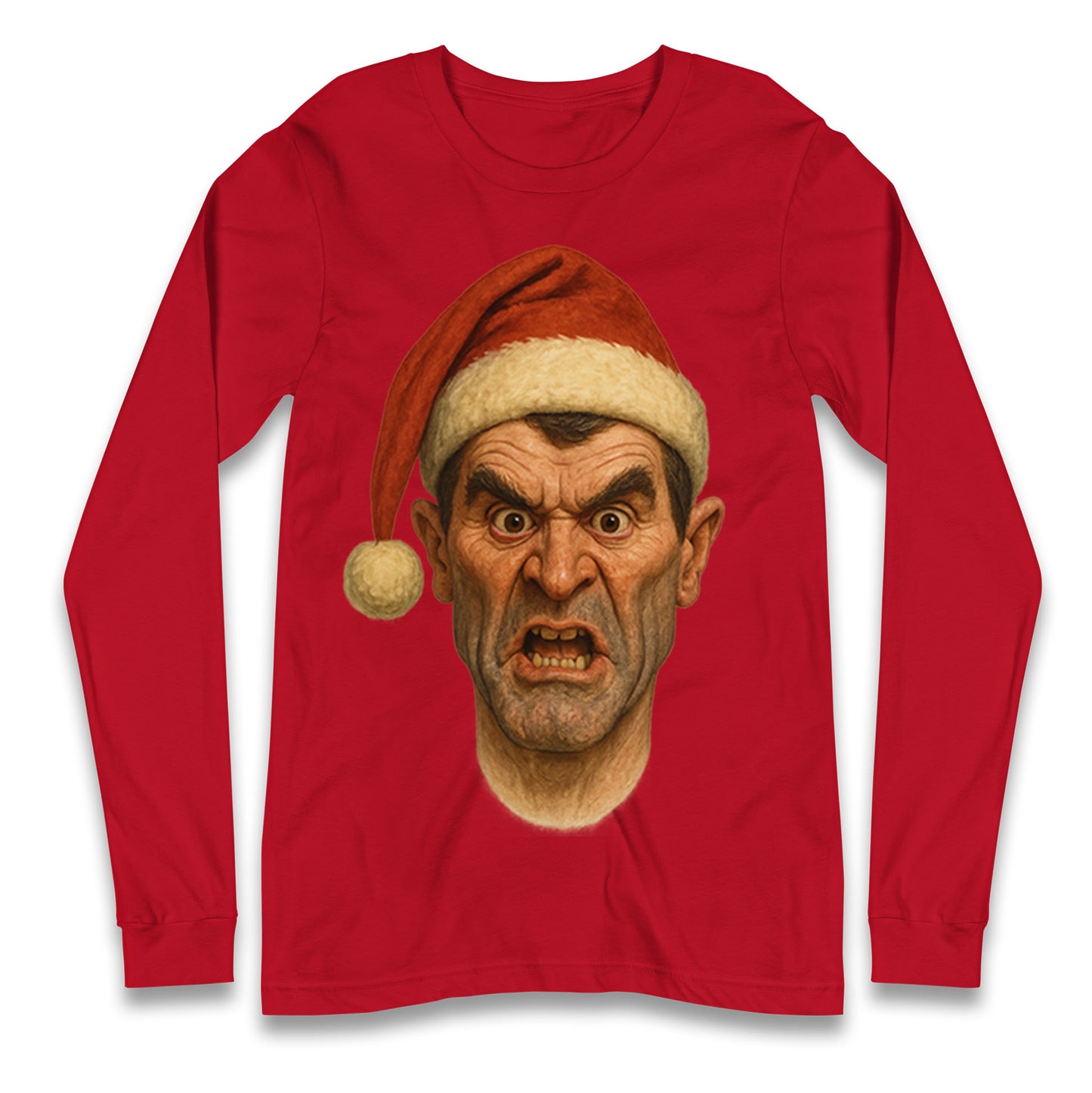 Roy Keane Xmas Longsleeve T Shirt