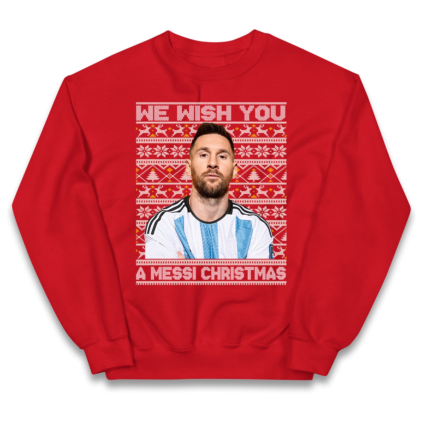 lionel messi christmas jumper