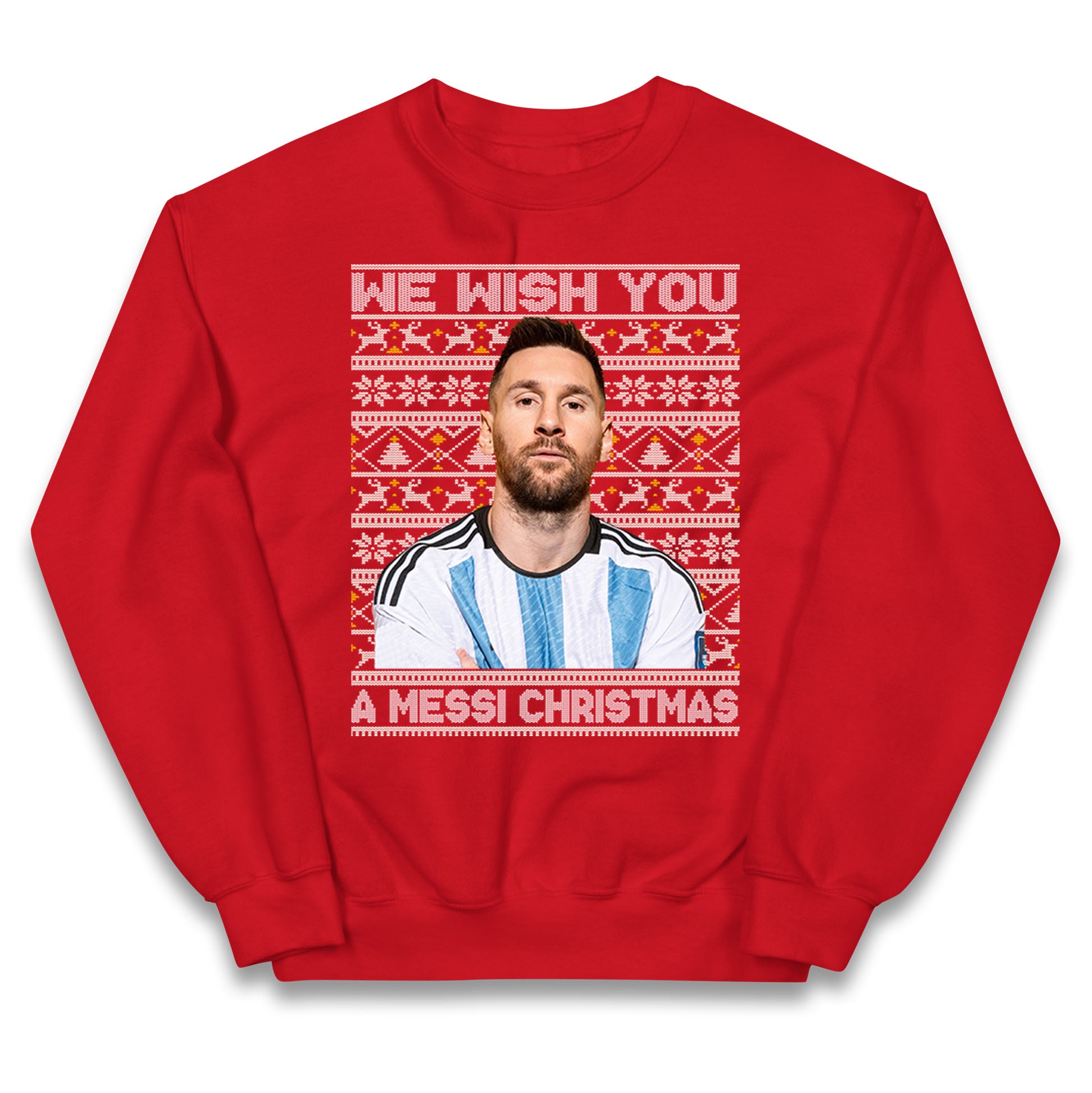 lionel messi christmas jumper