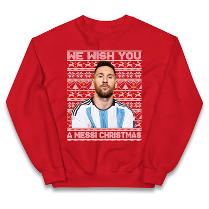 lionel messi christmas jumper