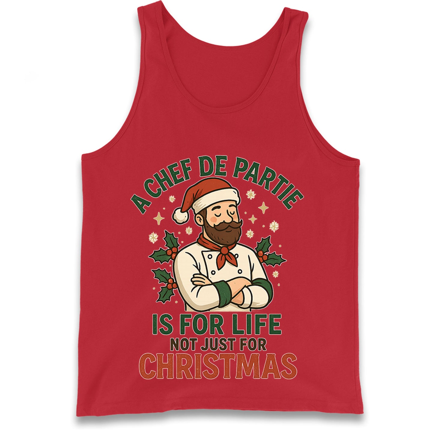 Chef De Partie Christmas Tank Top