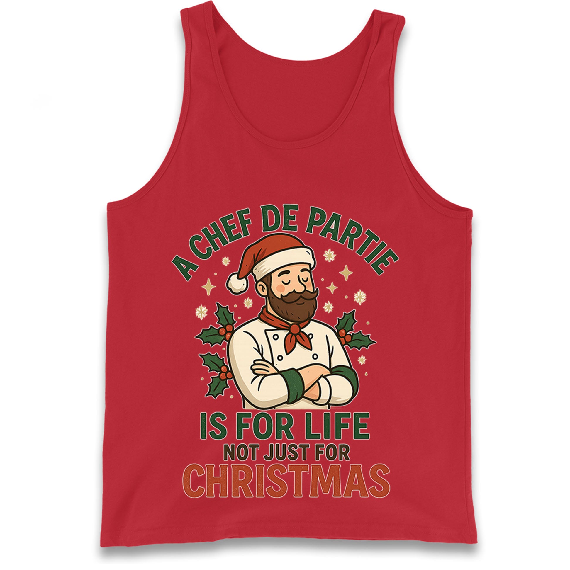 Chef De Partie Christmas Tank Top