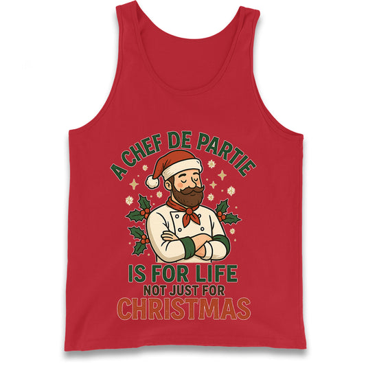 Chef De Partie Christmas Tank Top