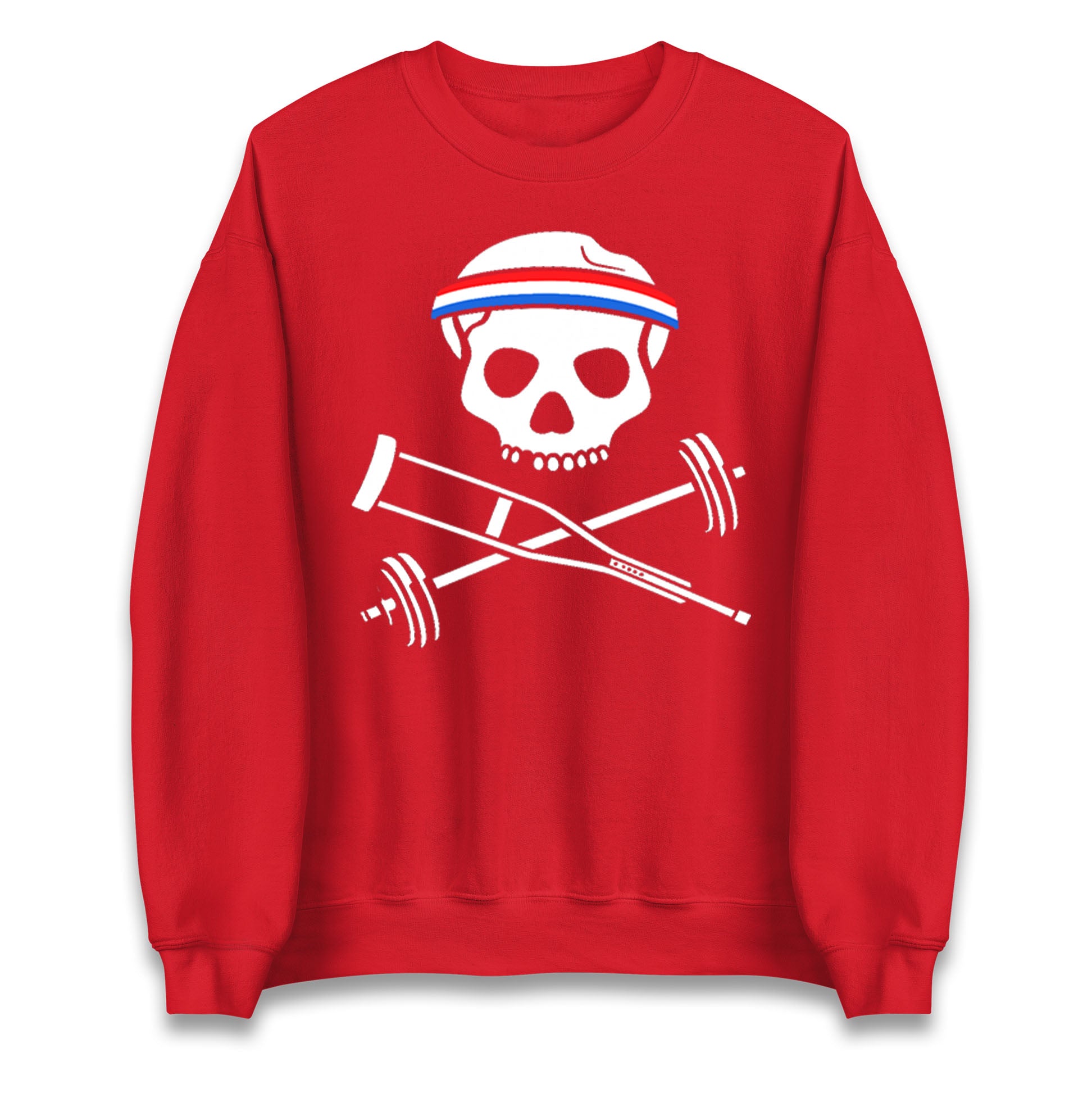 Johnny Knoxville Crutch Barbell and Bones Jumper