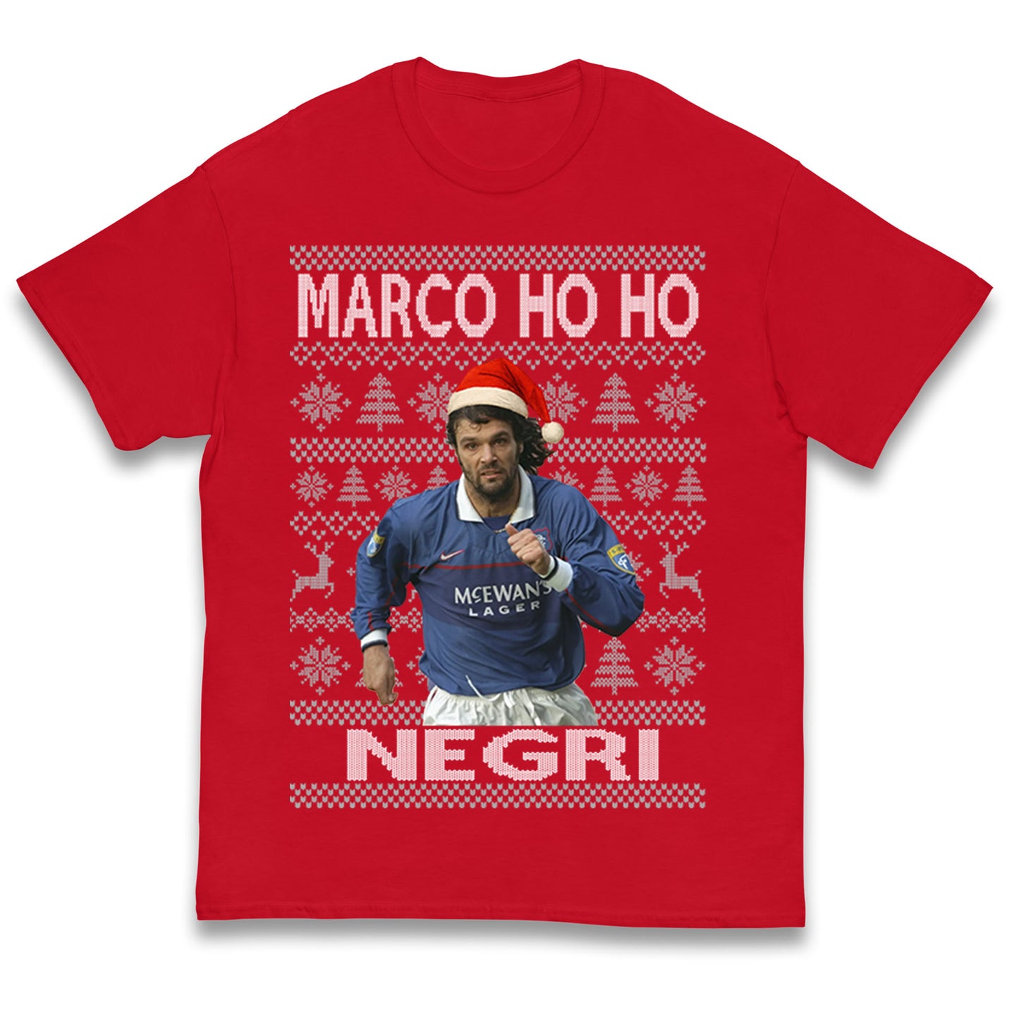 Rangers FC Christmas Kids T Shirt
